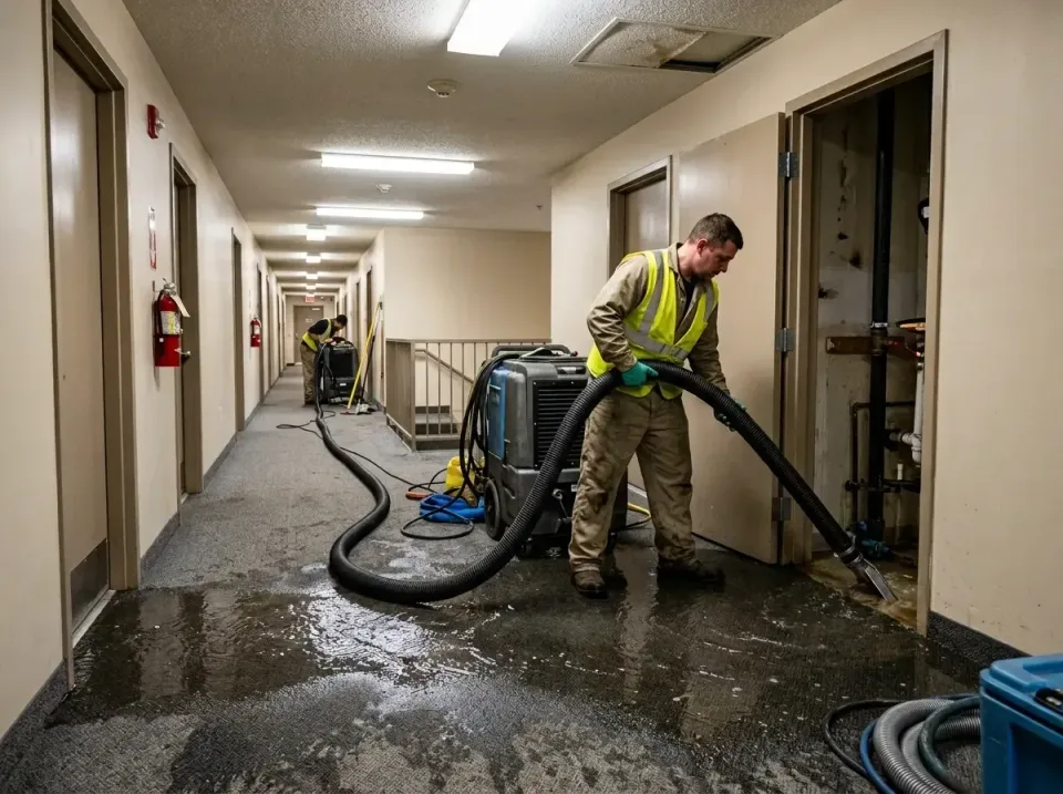 multi-unit-apartment-hallway-f-005 — frequently asked questions, Emergency Burst Pipe Water Extraction & Removal in Black Mo…